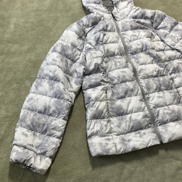 Eddie Bauer EB650 80% Down 20% Waterfowl Feathers Packable Puffer Jacket Sz L - Picture 6 of 15